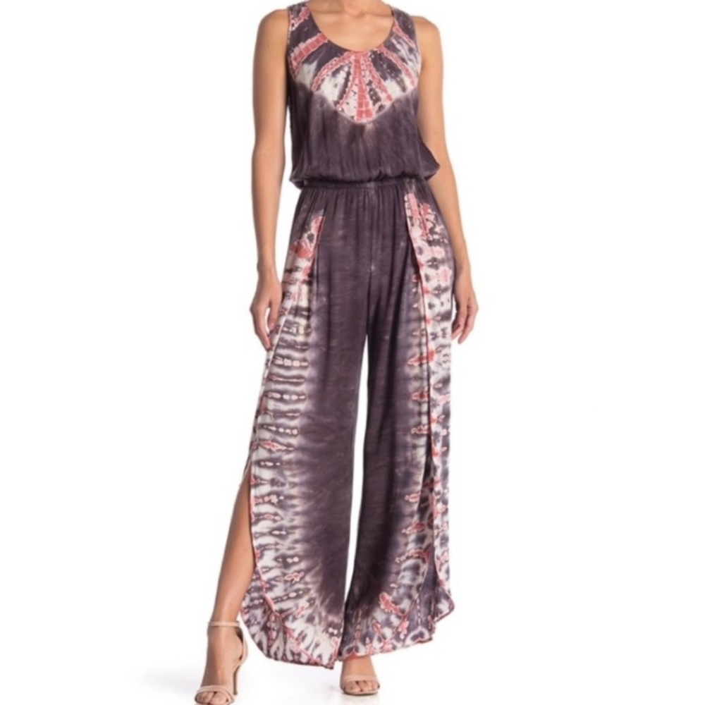 Young Fabulous and Broke jumpsuit with tie dye detail